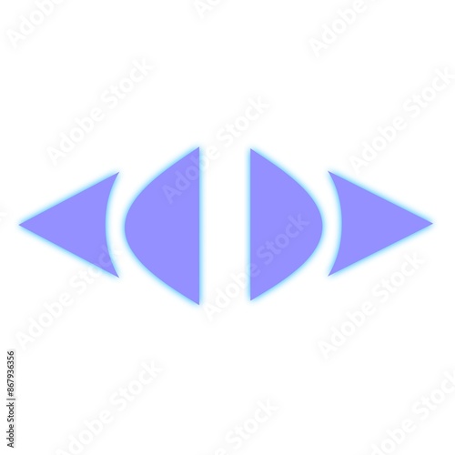 blue arrow icon