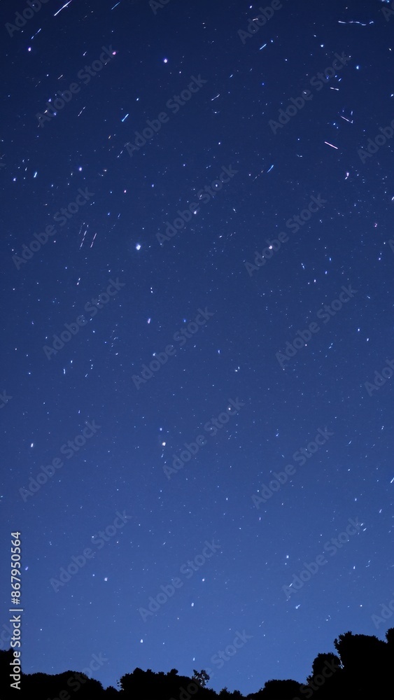Naklejka premium starry night sky