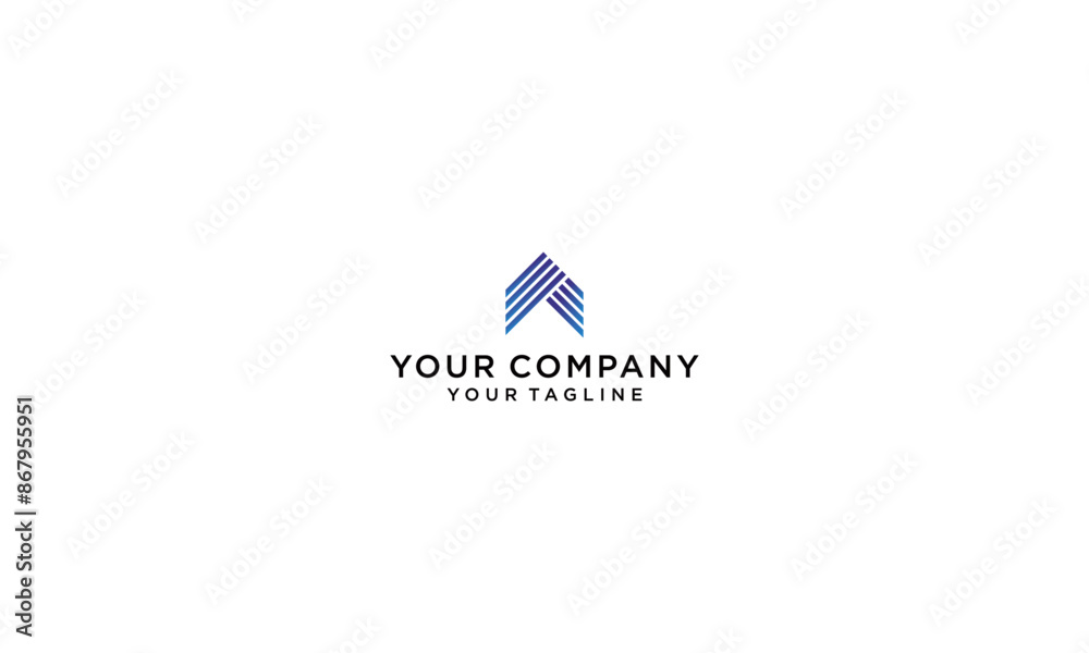 Logo Line letter A Logo Line letter A