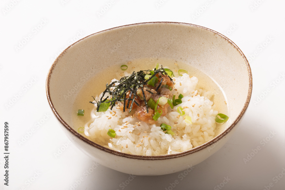 サーモンなめろう 茶漬け サーモンなめろう 茶漬け