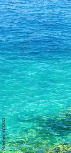 Deep blue water background © adam