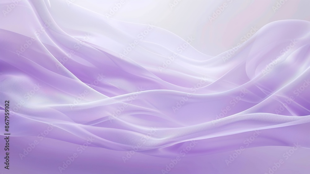 Obraz premium Soft Pastel Purple Gradient Background with Copy Space for Text or Design Elements