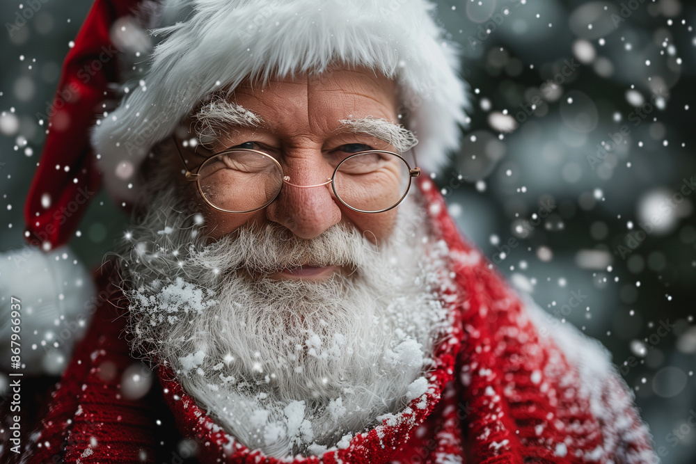 portrait of a santa claus portrait of a santa claus