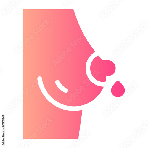 breastfeeding gradient icon