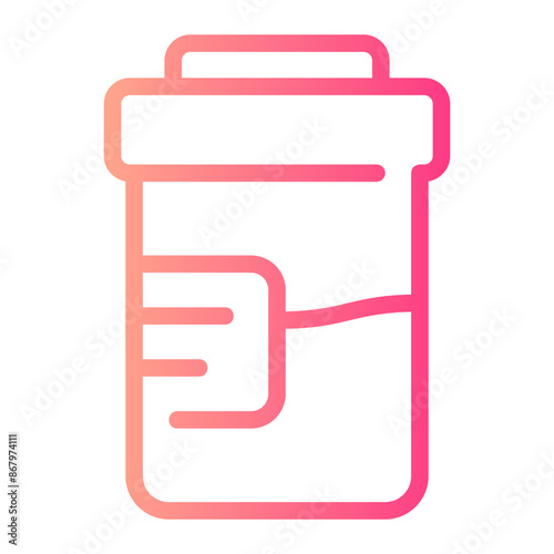 urine test gradient icon