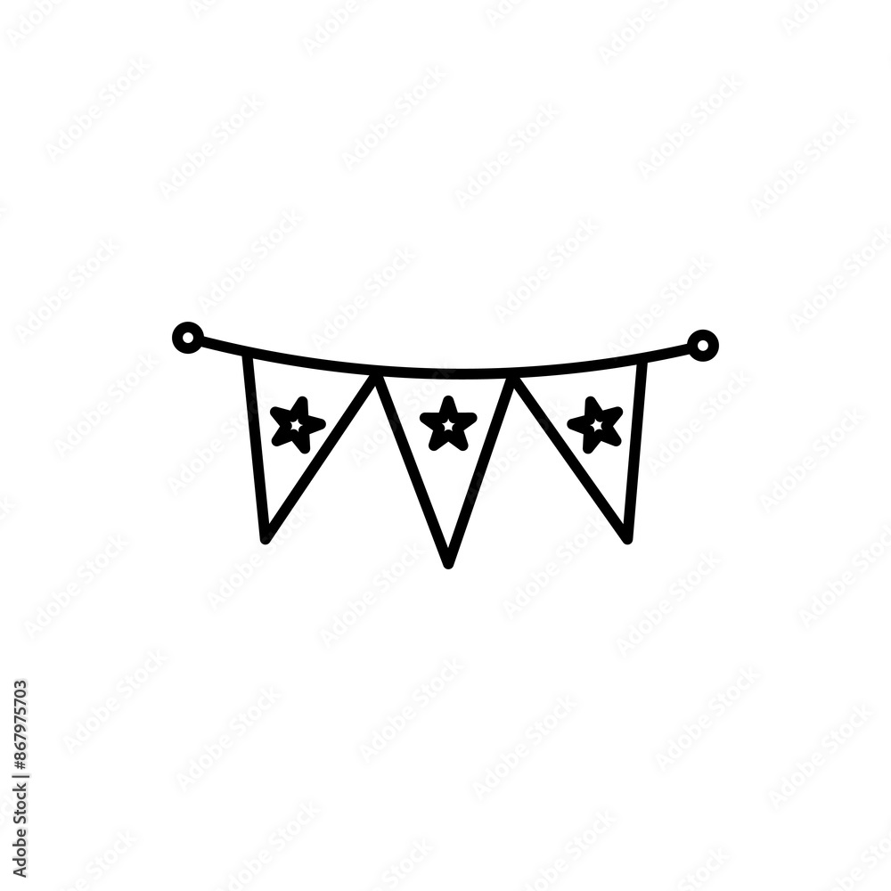 Decorative Garland icon in US, icon design in line style. Editable strokes and perfect pixels. Can be used for digital products, etc.
Decorative Garland icon in US, icon design in line style. Editable strokes and perfect pixels. Can be used for digital products, etc.