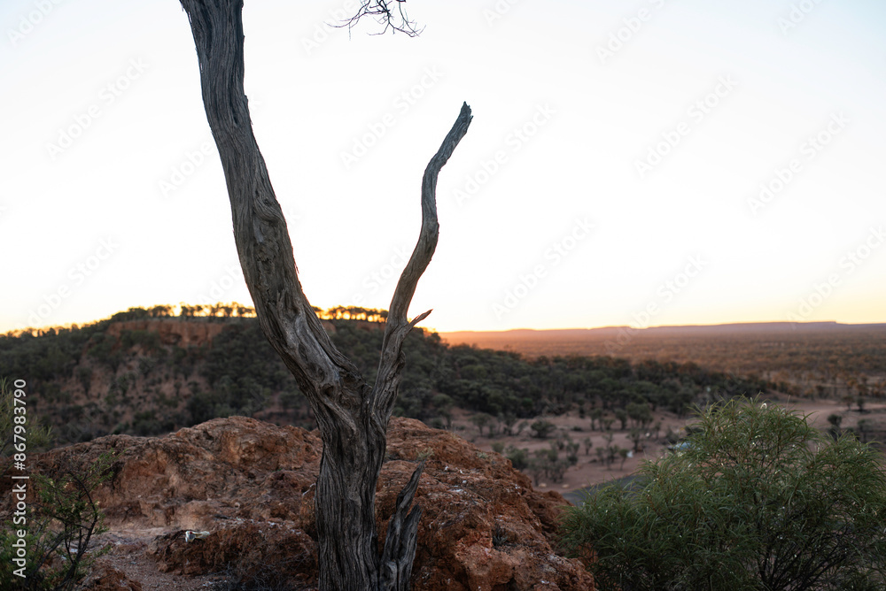 Sunset over Baldy Knob, Quilpie, Queensland Sunset over Baldy Knob, Quilpie, Queensland