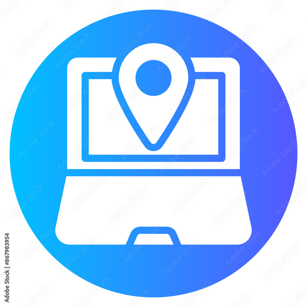 laptop gradient icon laptop gradient icon