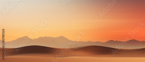 Mountainous Desert Sunset © heroimage.io