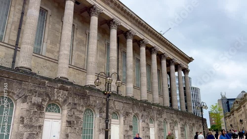 Birmingham Town Hall at Victoria Square - travel photography in United Kingdom photo