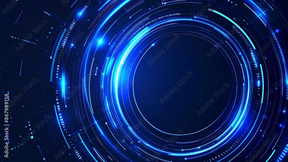 Abstract digital blue background Abstract digital blue background