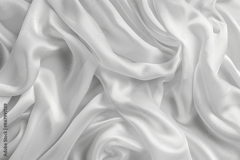 Abstract luxury white fabric texture on plane background Abstract luxury white fabric texture on plane background