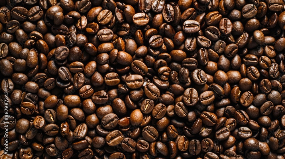 Fototapeta premium Background of coffee beans