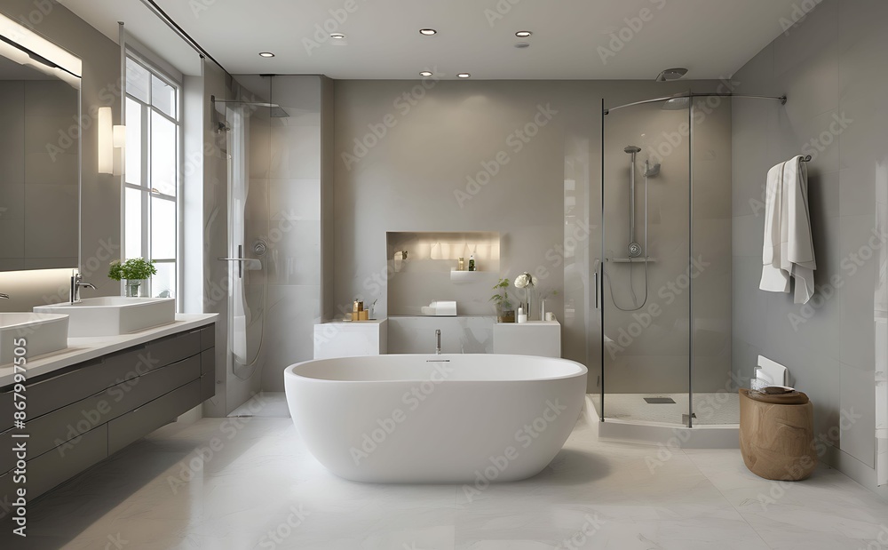 Modern home indoor interior design used for real estate, home decor Modern home indoor interior design used for real estate, home decor
