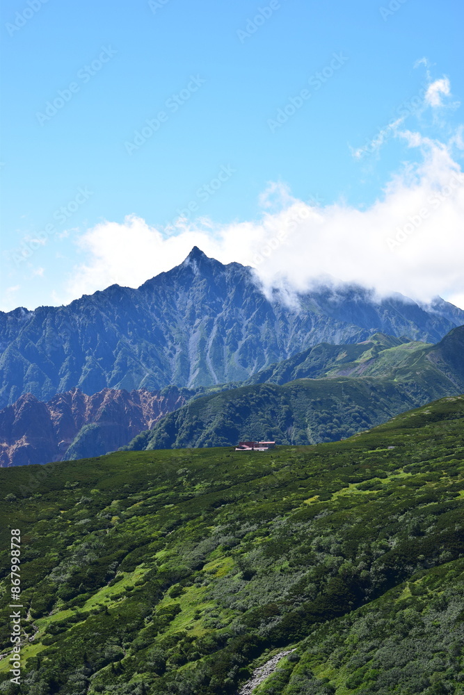 北アルプスの槍ヶ岳