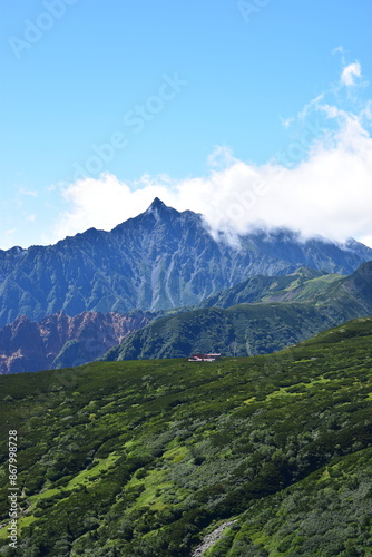 北アルプスの槍ヶ岳