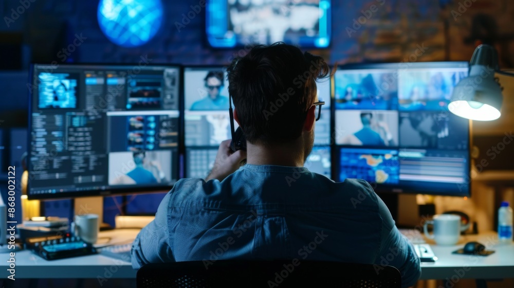 Creative Designer at Work - Using Multi-Screen Setup for Design Projects