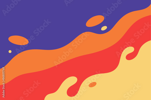 Fluent motion colored background design