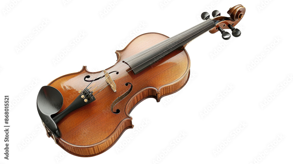 Obraz premium Violin on transparent background
