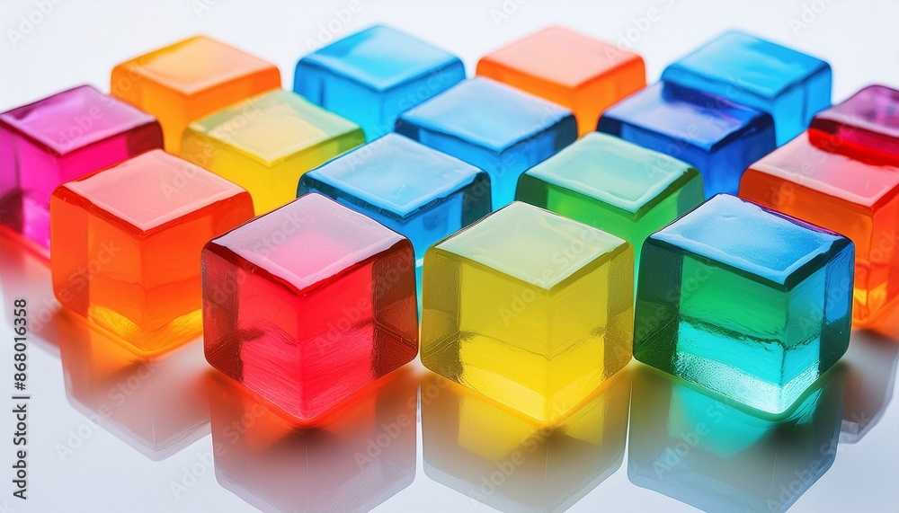 Obraz premium colorful plastic cubes