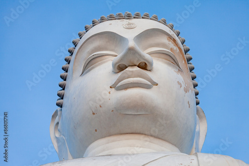 Samadhi Buddha Statue on the Elephant Rock, Kurunegala, Sri Lanka photo