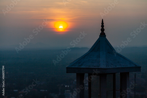  View from Ethagala (Elephant Rock), Kurunegala, Sri Lanka photo