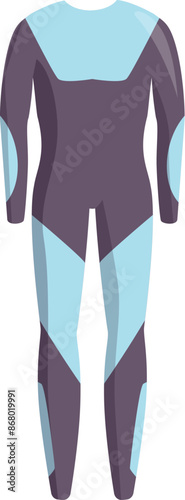 Professional thermal diving suit protecting an athlete practicing extreme water sports