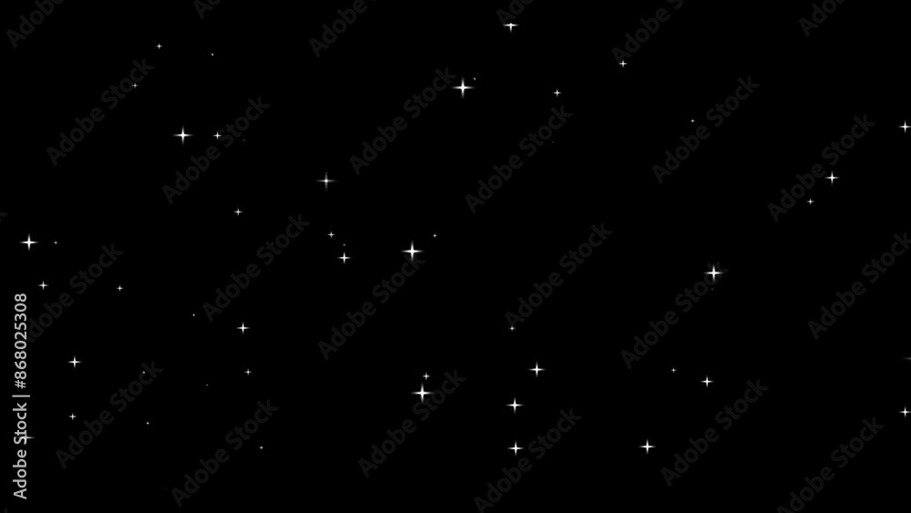 Twinkling stars animation background,
falling sparkling stars background space,
Sparkles Animated Emoji. Alpha channel, transparent background.
twinkling starry night sky, looping animation.