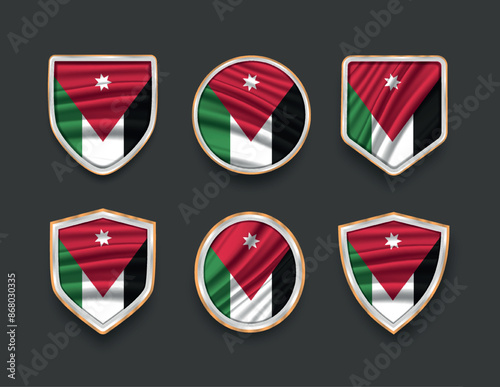 Free Download set of flags in frames with various frame shapes - GFXLoad