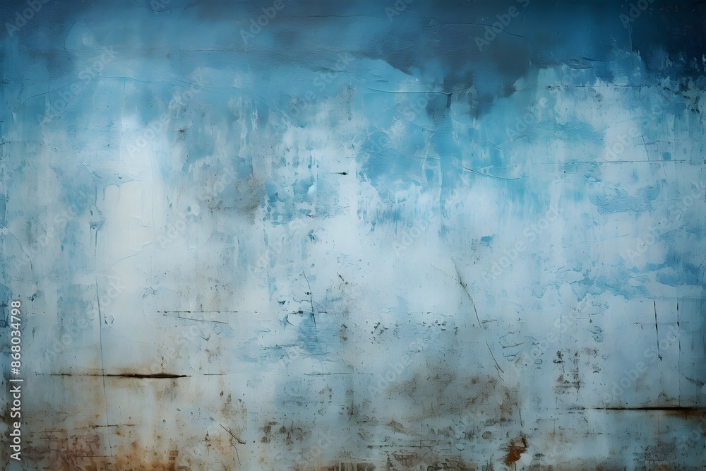 Obraz premium Abstract blue background with grunge effects