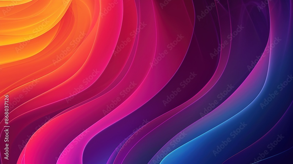 Obraz premium Vibrant Gradient Design with Ample Text Space