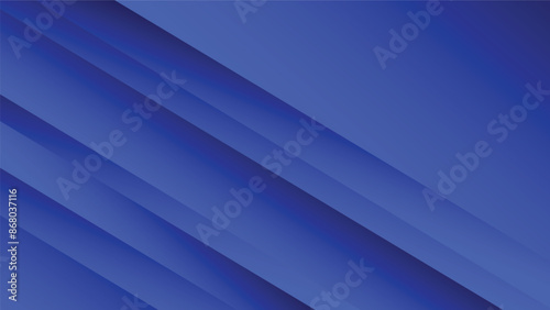 abstract blue background with modern graphic line decoration