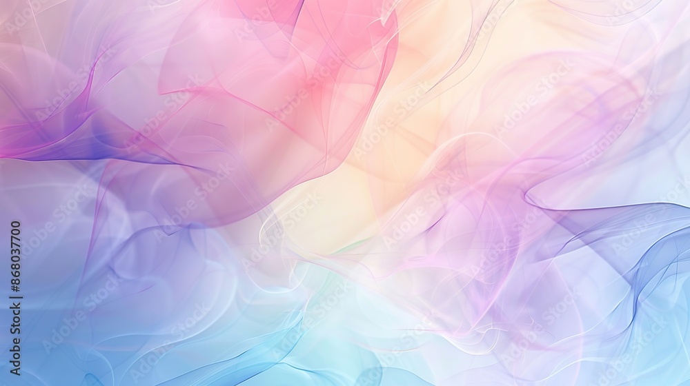Obraz premium Tranquil Gradient Background with Copy Space for Designers and Content Creators