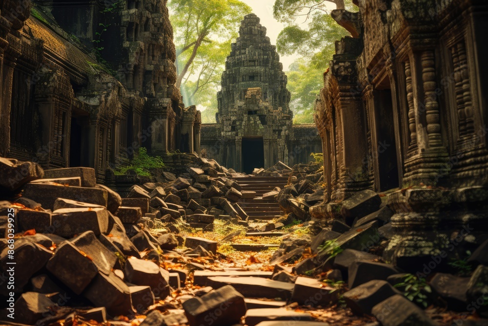 The ruins of Angkor Wat, where time stands still and spirits roam freely. The ruins of Angkor Wat, where time stands still and spirits roam freely.