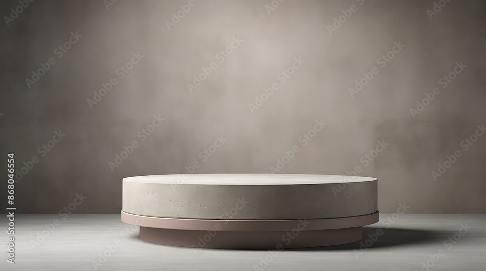 Circular podium with urban industrial vibes, featuring concrete or metal textures. Minimalist platform in muted colors with rugged details, ample space for text overlay.
Circular podium with urban industrial vibes, featuring concrete or metal textures. Minimalist platform in muted colors with rugged details, ample space for text overlay.