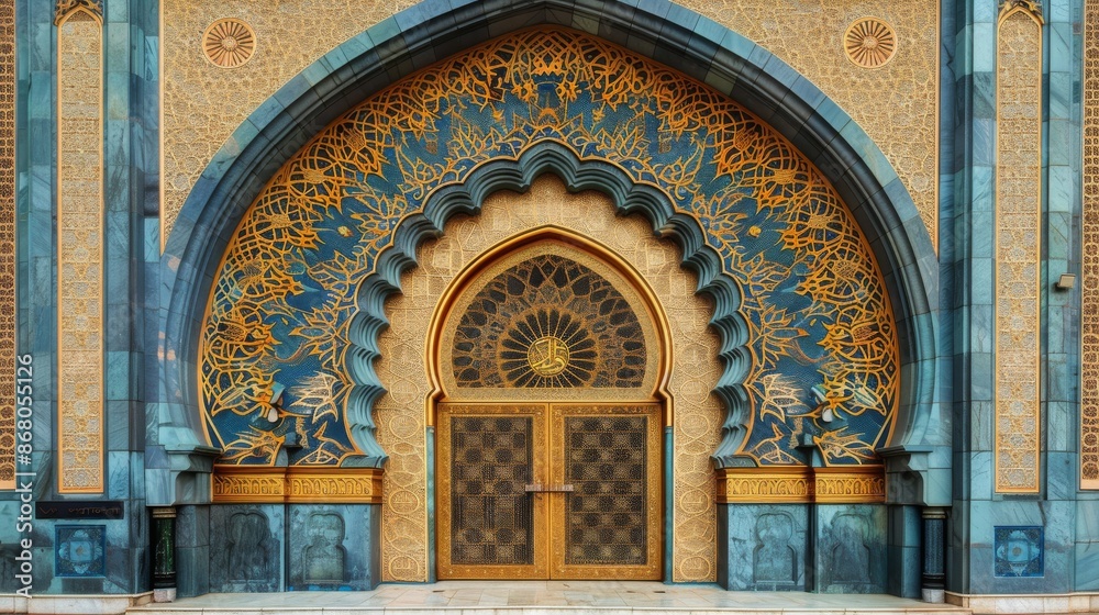 Fototapeta premium The design of Islamic mosques varies across regions, each reflecting unique cultural influences