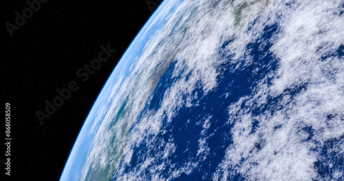 Fototapeta Naklejka Na Ścianę i Meble -  planet earth blue planet universe science 
