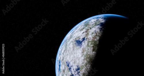 Fototapeta Naklejka Na Ścianę i Meble -  planet earth blue planet universe science 