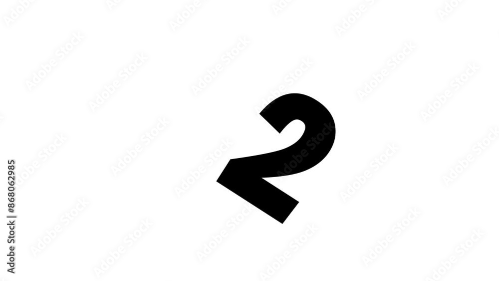 Counting Down from 5 to 0 on White Screen: One-Second Countdown with Numbers - Event Introduction Counting Down from 5 to 0 on White Screen: One-Second Countdown with Numbers - Event Introduction