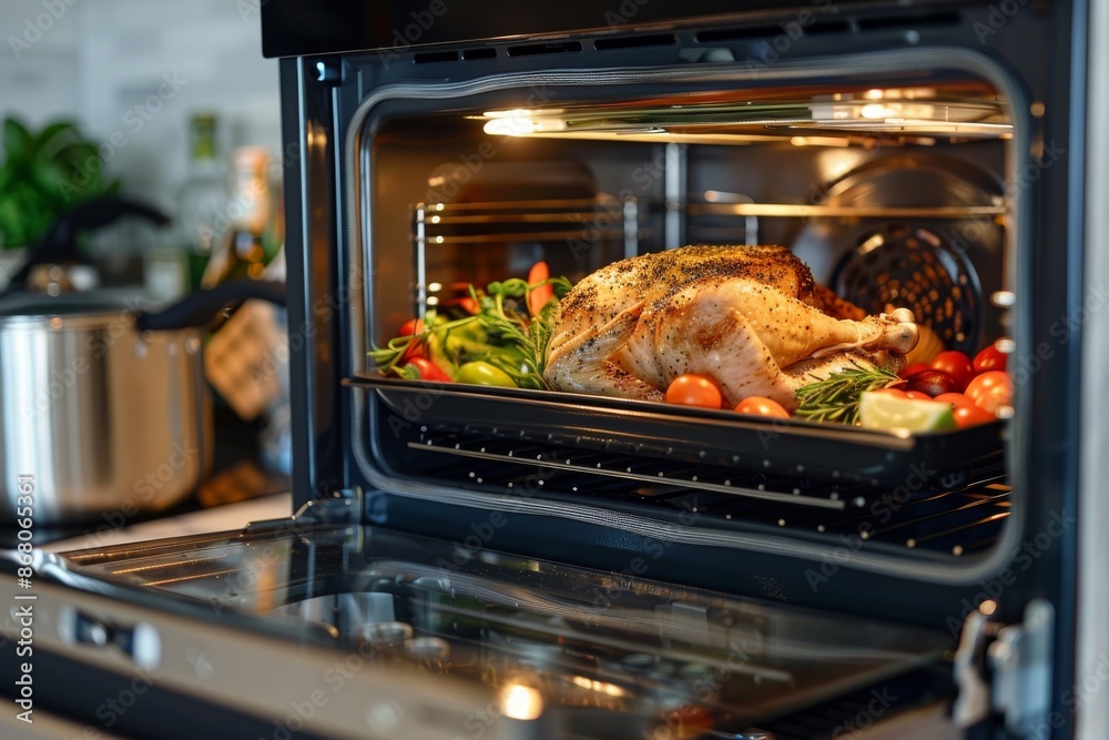 Roasted Chicken and Vegetables in Oven Roasted Chicken and Vegetables in Oven