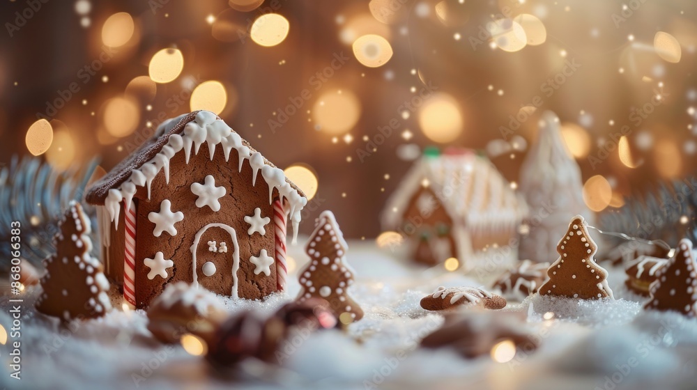 Gingerbread Village Under the Sparkling Lights Gingerbread Village Under the Sparkling Lights