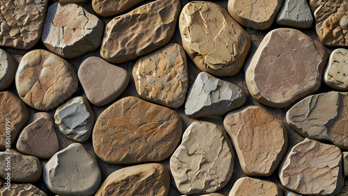 Texture pattern image of a stone wall for wallpaper and background, building material