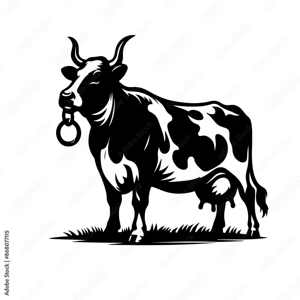 cow vector styl illustration 2024 cow vector styl illustration 2024