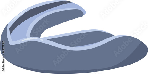 Sport mouthguard protecting teeth from injury while playing contact sports