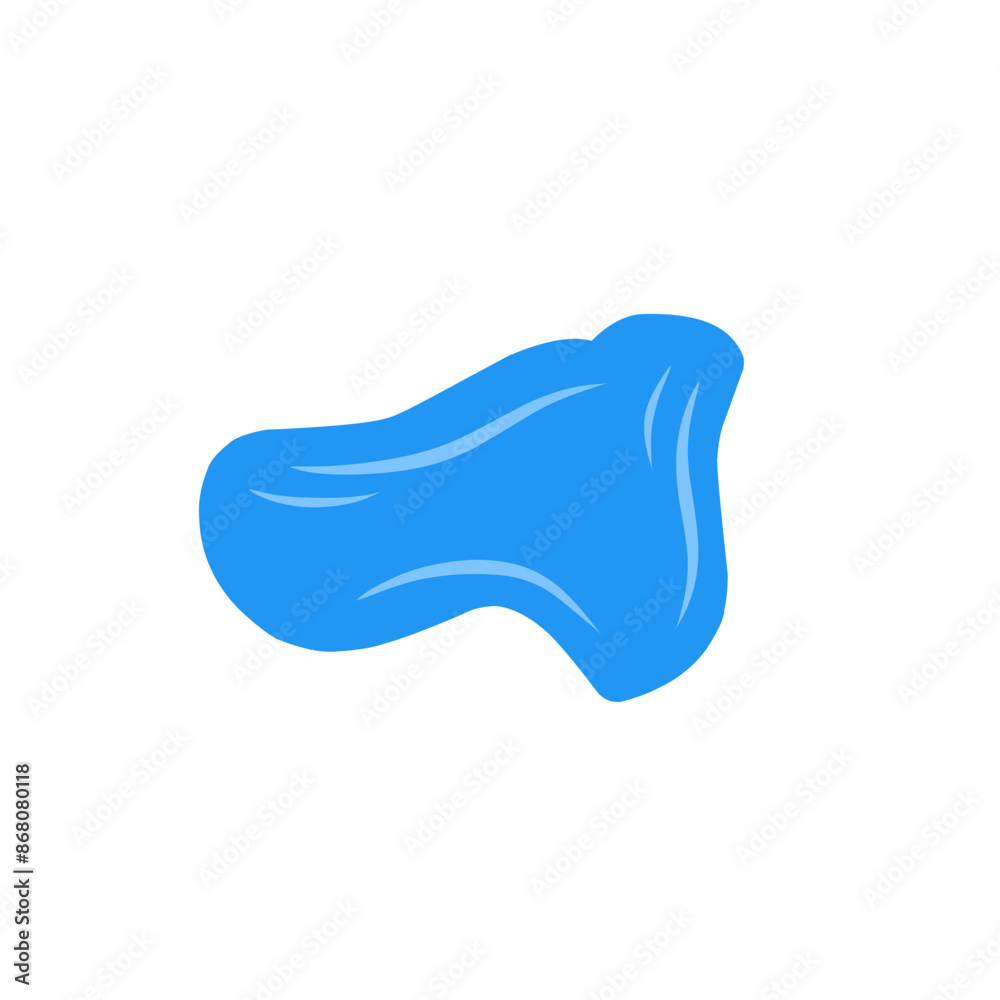 Water spill puddle vector