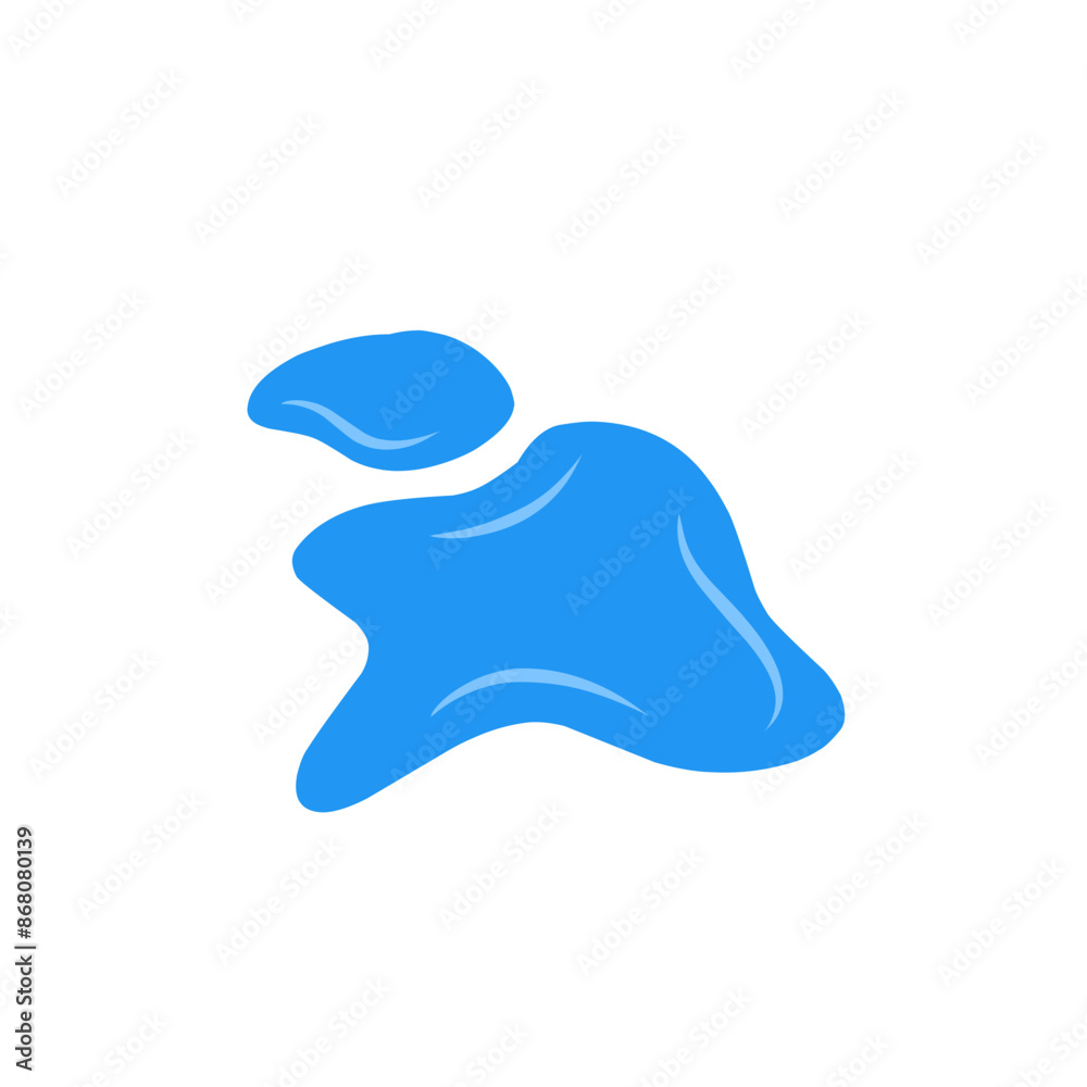 Water spill puddle vector Water spill puddle vector