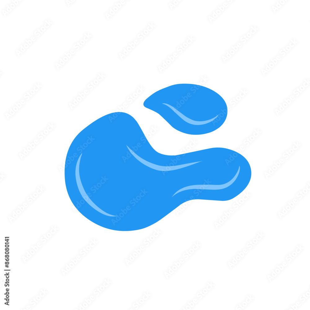 Water spill puddle vector Water spill puddle vector
