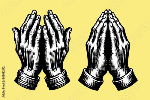 Praying hands. pray and holy. Religion and holy catholic or christian.