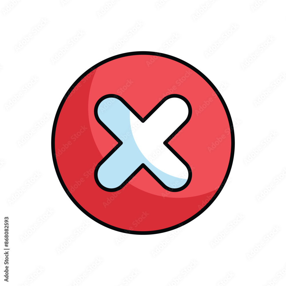 Reject icon design with white background stock illustration Reject icon design with white background stock illustration