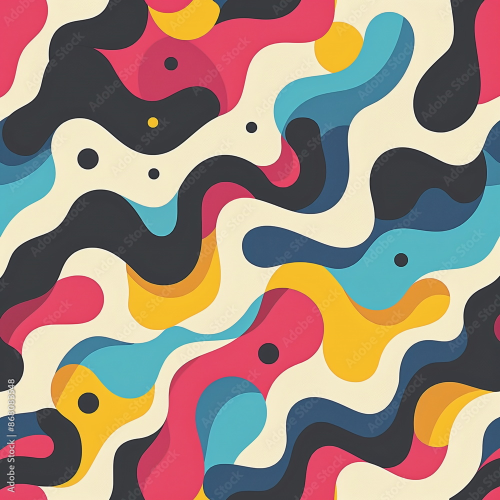 abstract wave seamless pattern abstract wave seamless pattern